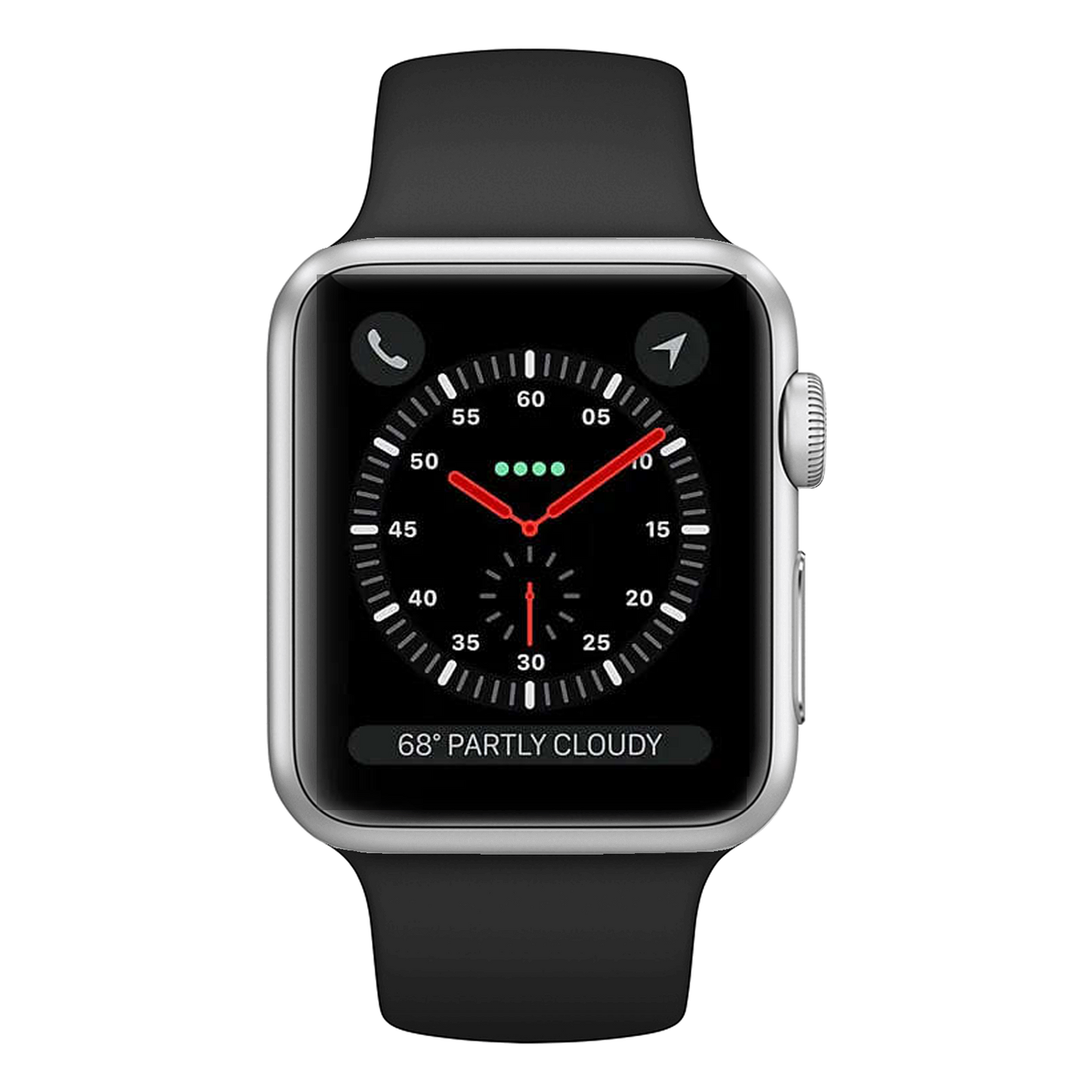 Apple Watch Series 3 Sport 38mm Silver Very Good Cellular - Unlocked