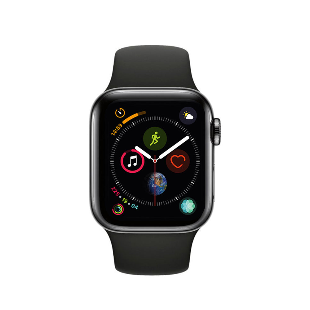Apple Watch Series 4 Stainless 44mm Black Pristine - WiFi