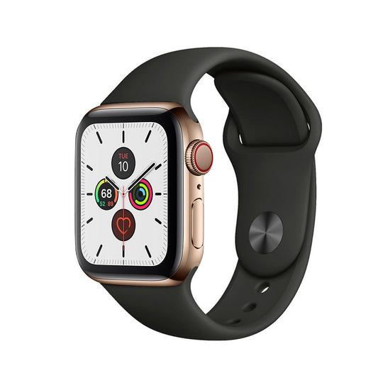 Apple Watch Series 5 Stainless Steel 44mm Gold Very Good - WiFi